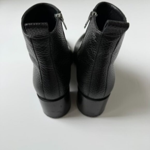 Everlane The Boss Boot 7 Black Pebbled Leather | Italian Made - Picture 7 of 8